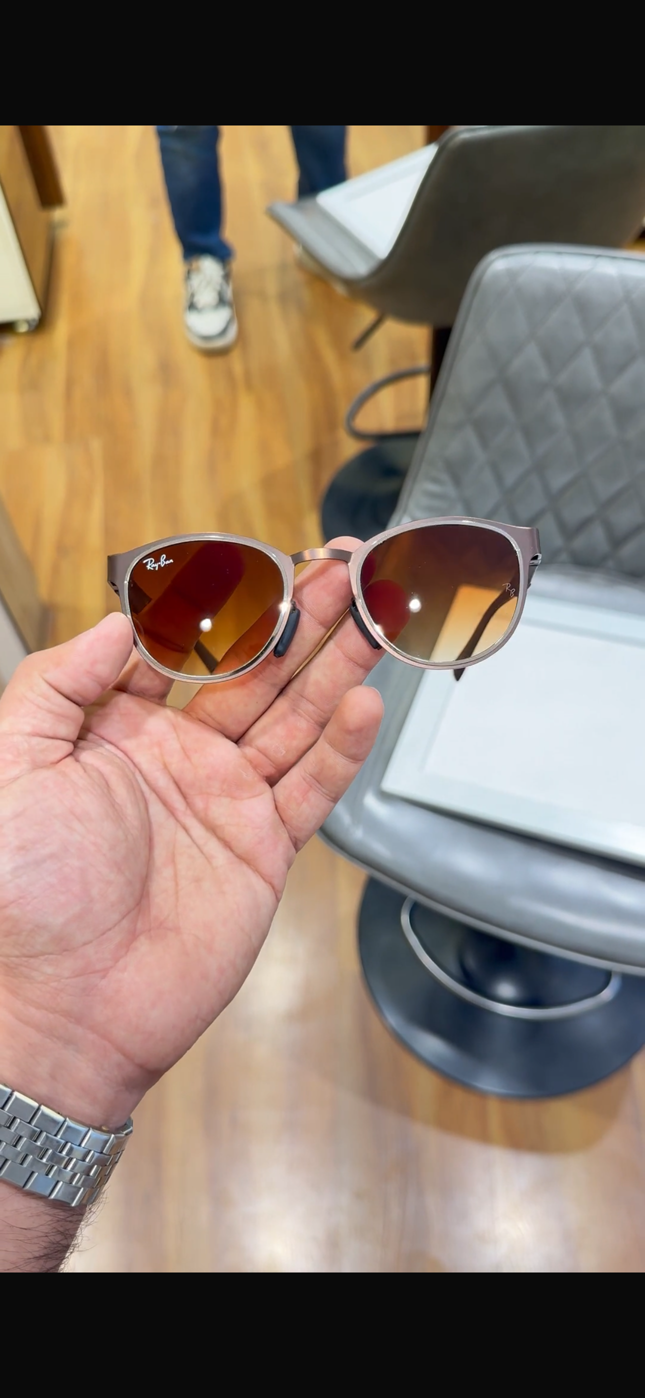 RAYBAN 2604 brown gold