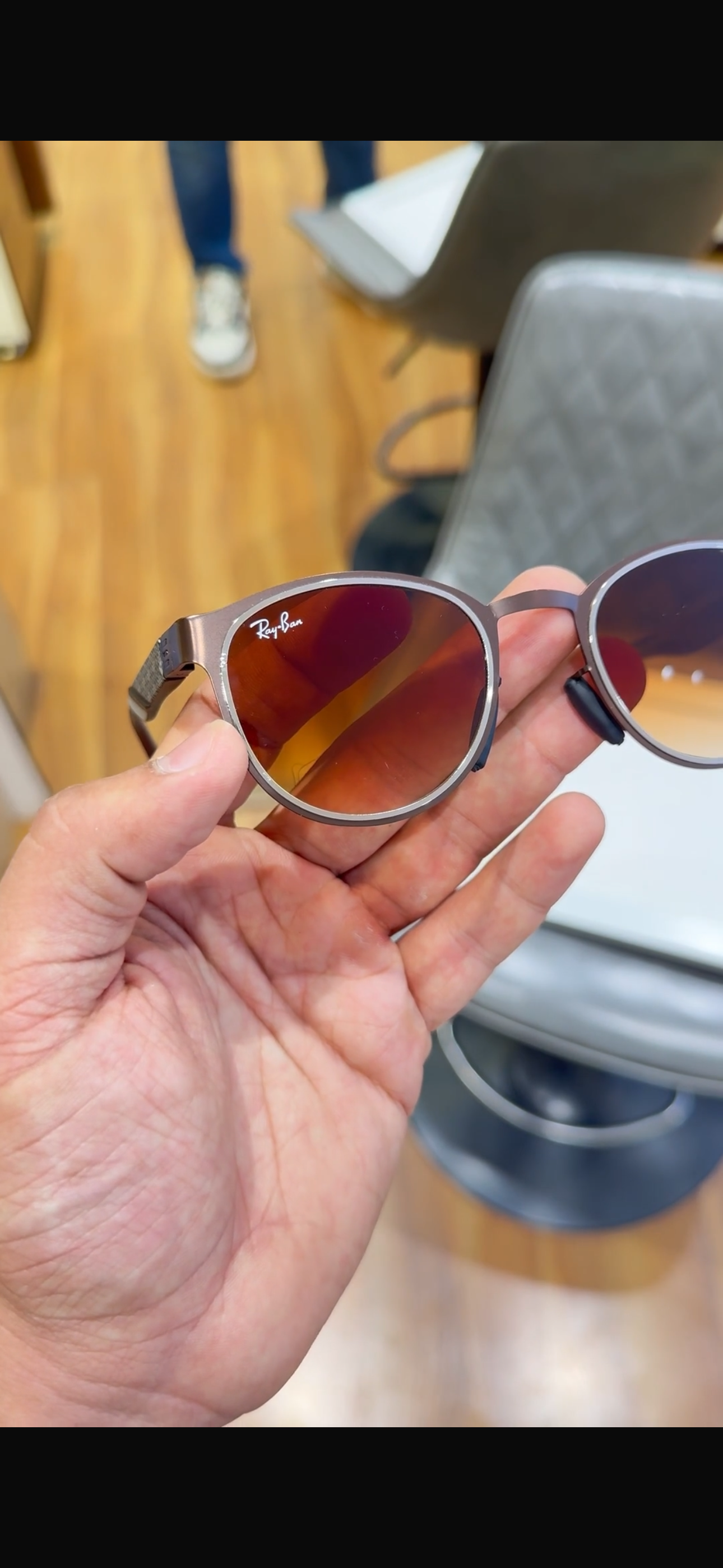 RAYBAN 2604 brown gold