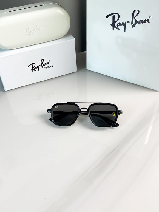 Rayban 06 Full Black Ferarri