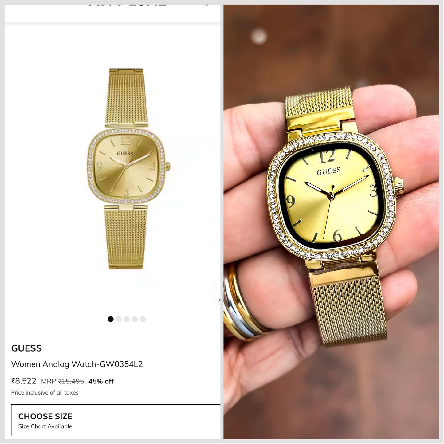 Guess TAPESTRY Watch ⌚️