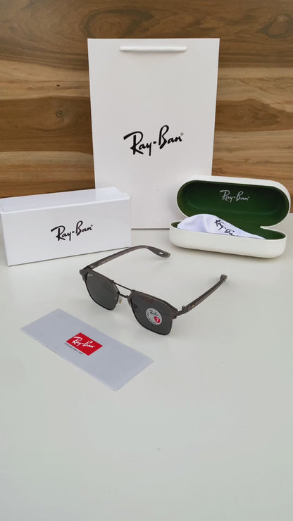 RAYBAN 04 MATT GUN GREY BLACK