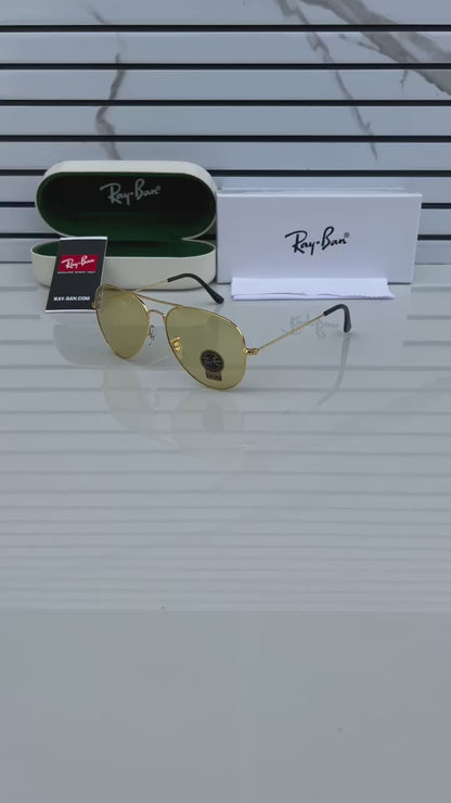 RAY BAN GOLD YELLOW CANDY