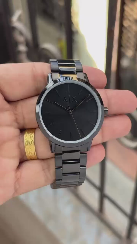 ARMANI AX FULL BLACK